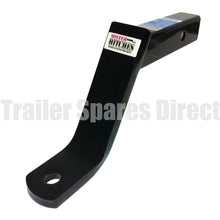 towbar receiver hitch tow ball mount - 292mm long 152mm drop 121mm rise - Trailer Spares Direct