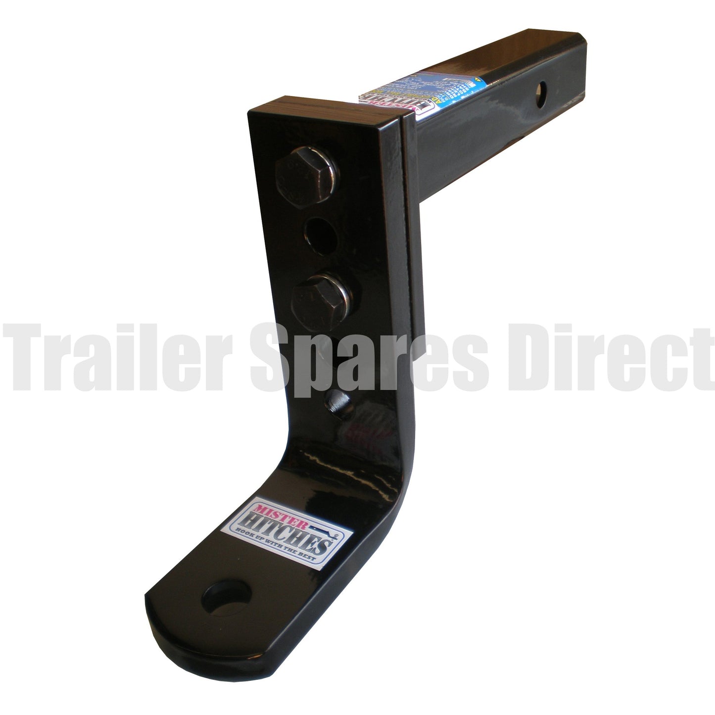 heavy-duty adjustable towbar receiver hitch tow ball mount 12 stage 2500kg - Trailer Spares Direct