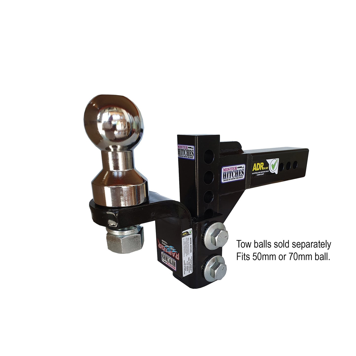 Raptor 63.5mm 4500kg Receiver Bar Hitch - US truck models - RAM, Chev, GMC - Trailer Spares Direct