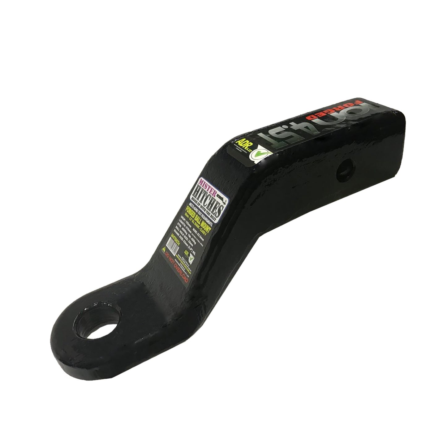 63.5mm 4500kg Tow Bar Hitch for US Truck Models - 102mm Drop - Trailer Spares Direct