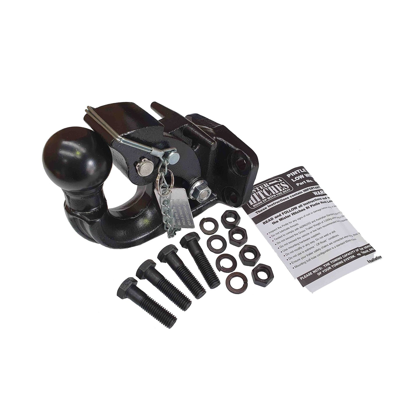 Pintle Hook Combination 8T Low Ware - Trailer Spares Direct