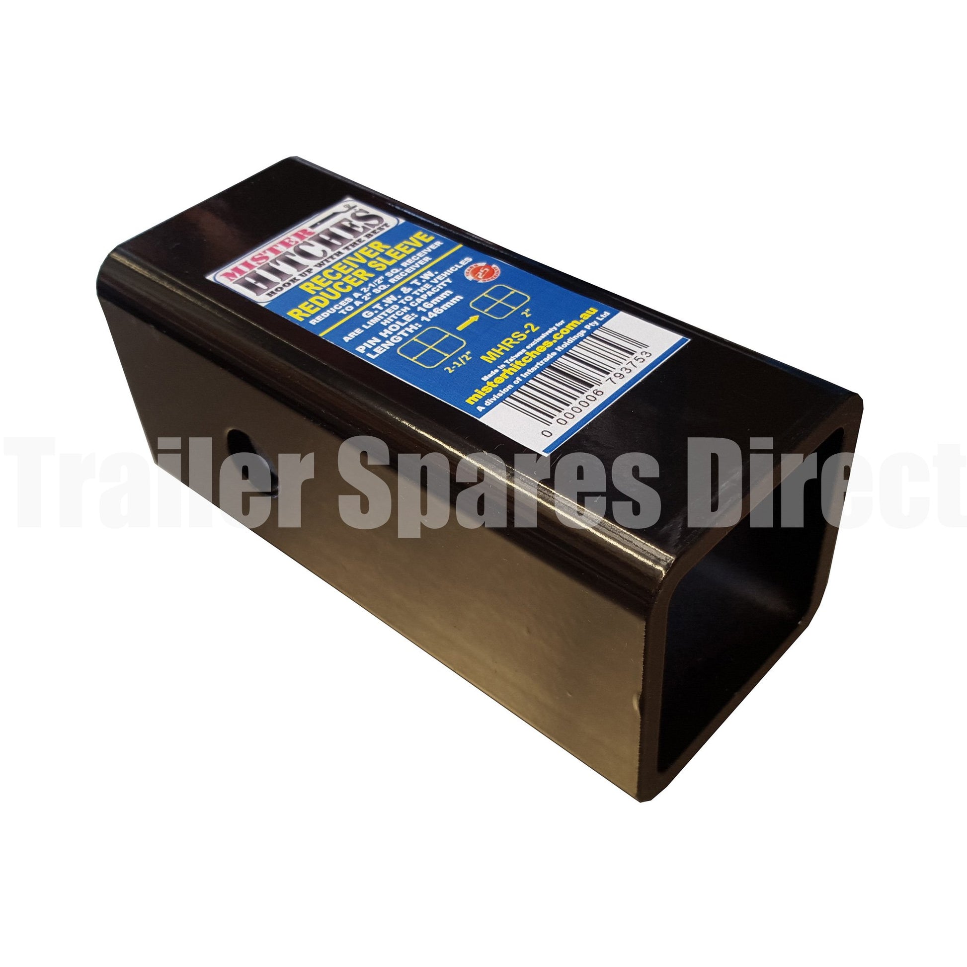 Receiver reducer 2.5 inch to 2 inch - Trailer Spares Direct