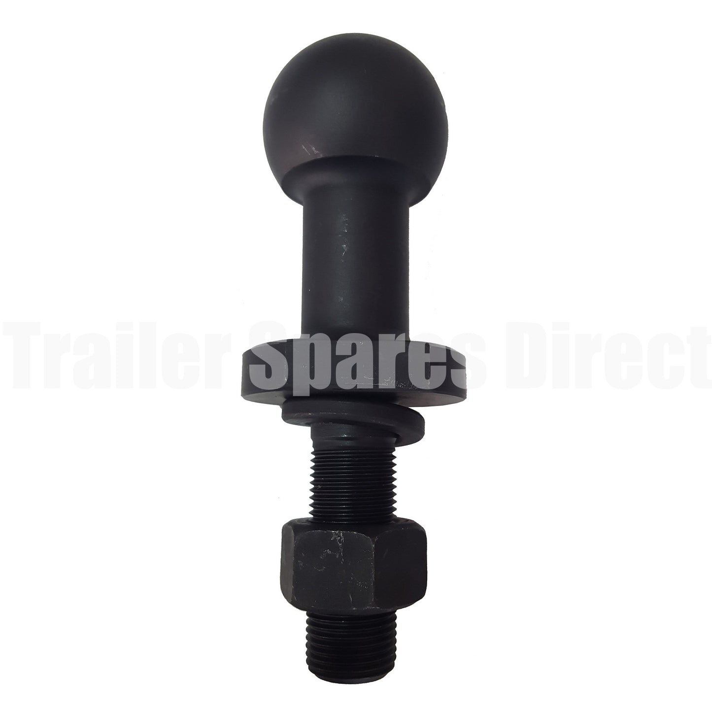 1 Inch Hi-rise Tow Ball Black Oxide 50mm - Trailer Spares Direct