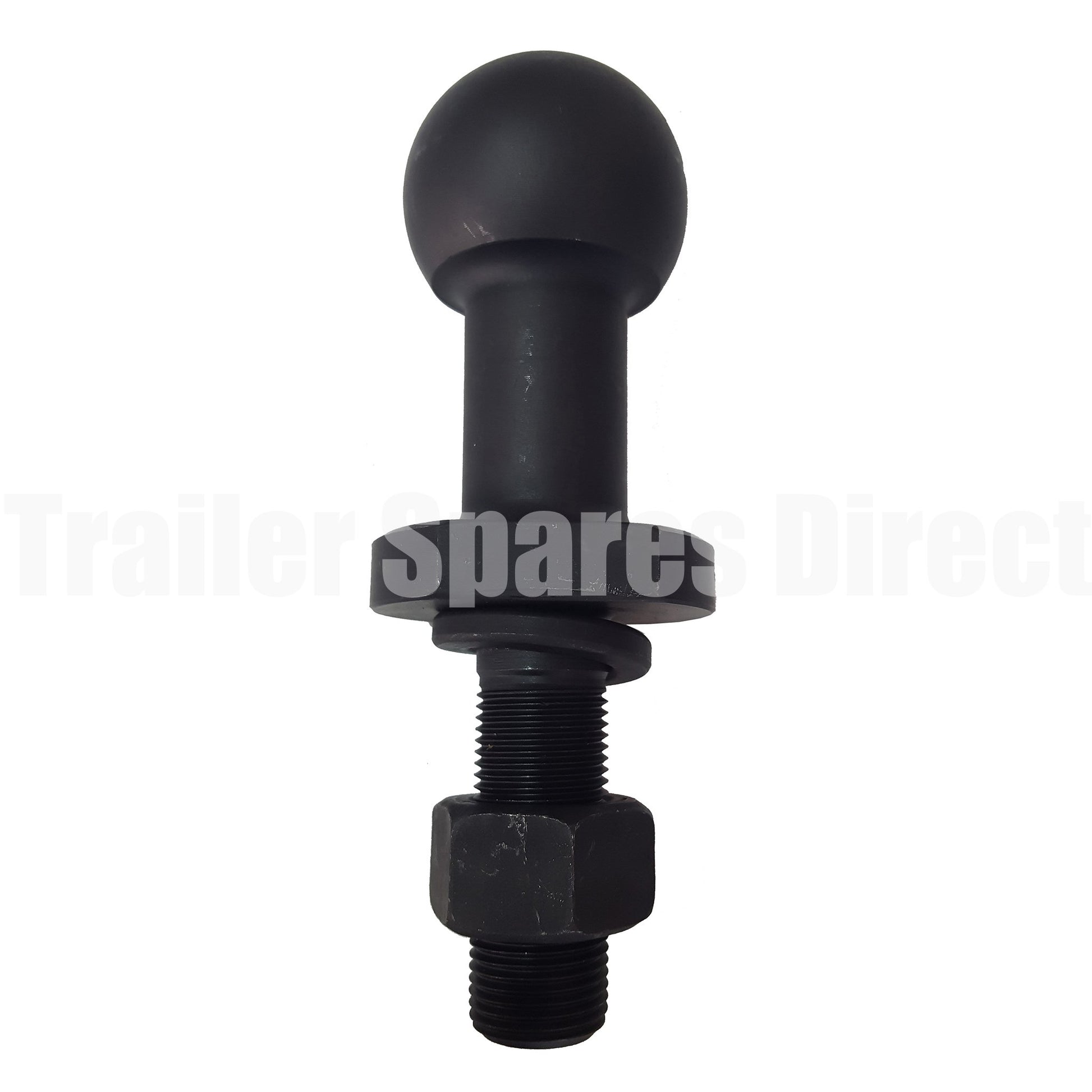 1 Inch Hi-rise Tow Ball Black Oxide 50mm - Trailer Spares Direct