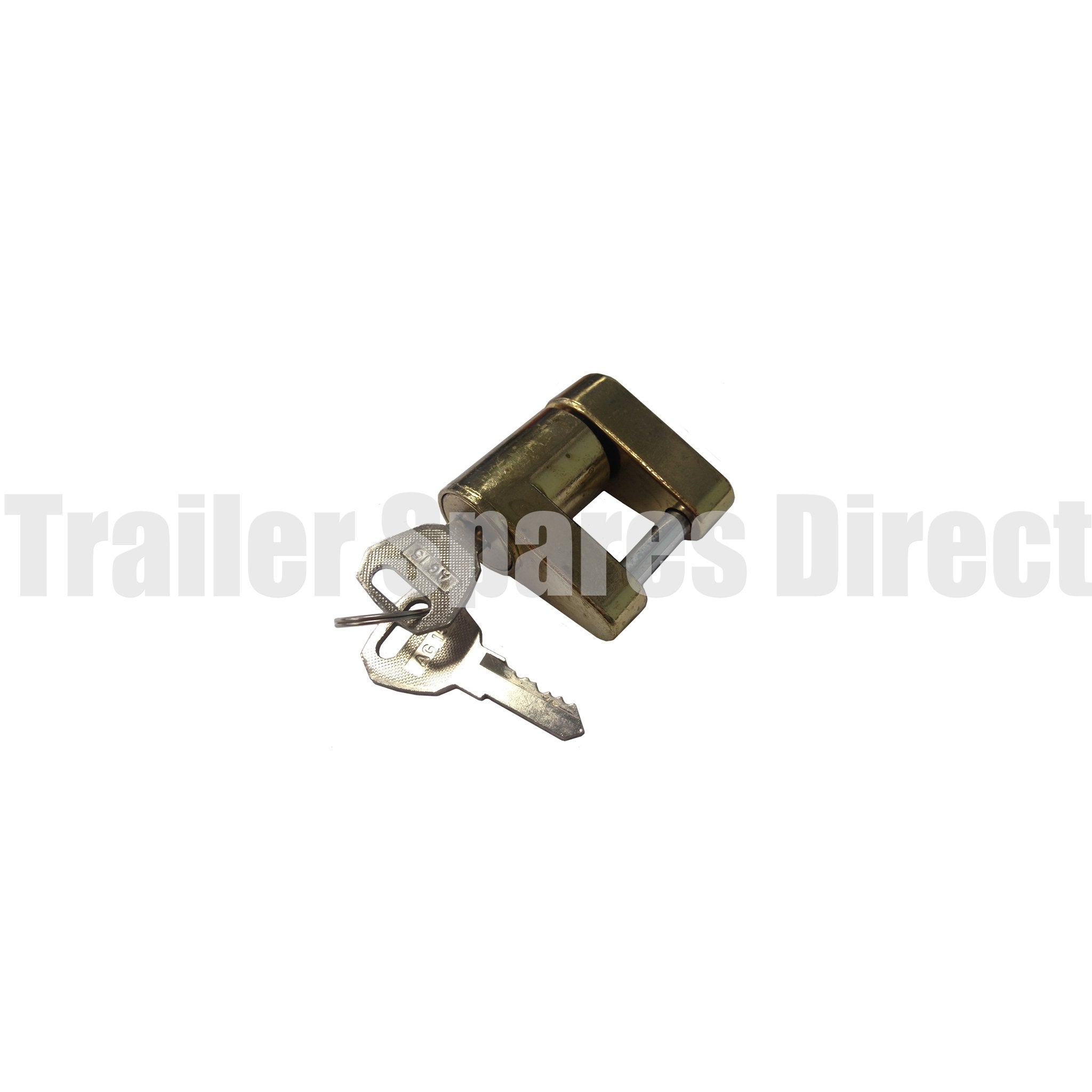 trailer Coupling lock with 2 keys