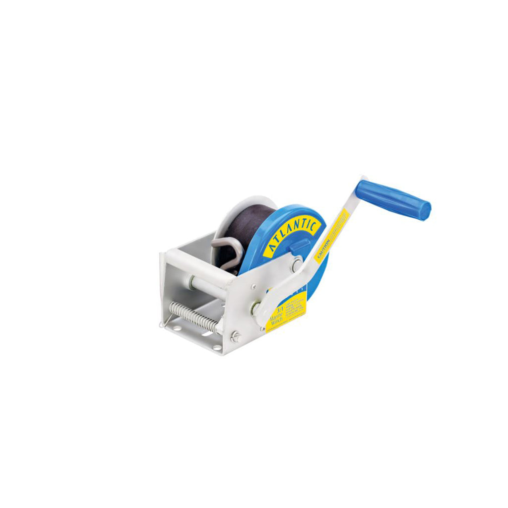 Marine winch 3:1 - 6m webbing with S hook - Trailer Spares Direct