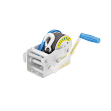 Marine Winch 3 Speed with Webbing 1:15 / 1:5 / 1:1 1500kg - Trailer Spares Direct