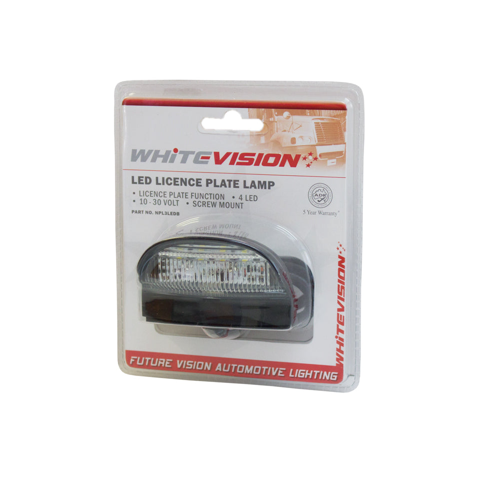 Number Plate Light LED 9-33v - Trailer Spares Direct