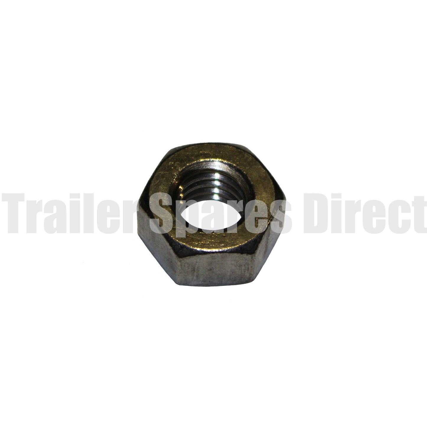 1/2 inch stainless hex nut for 92182 weld-on u-frame bracket - Trailer Spares Direct