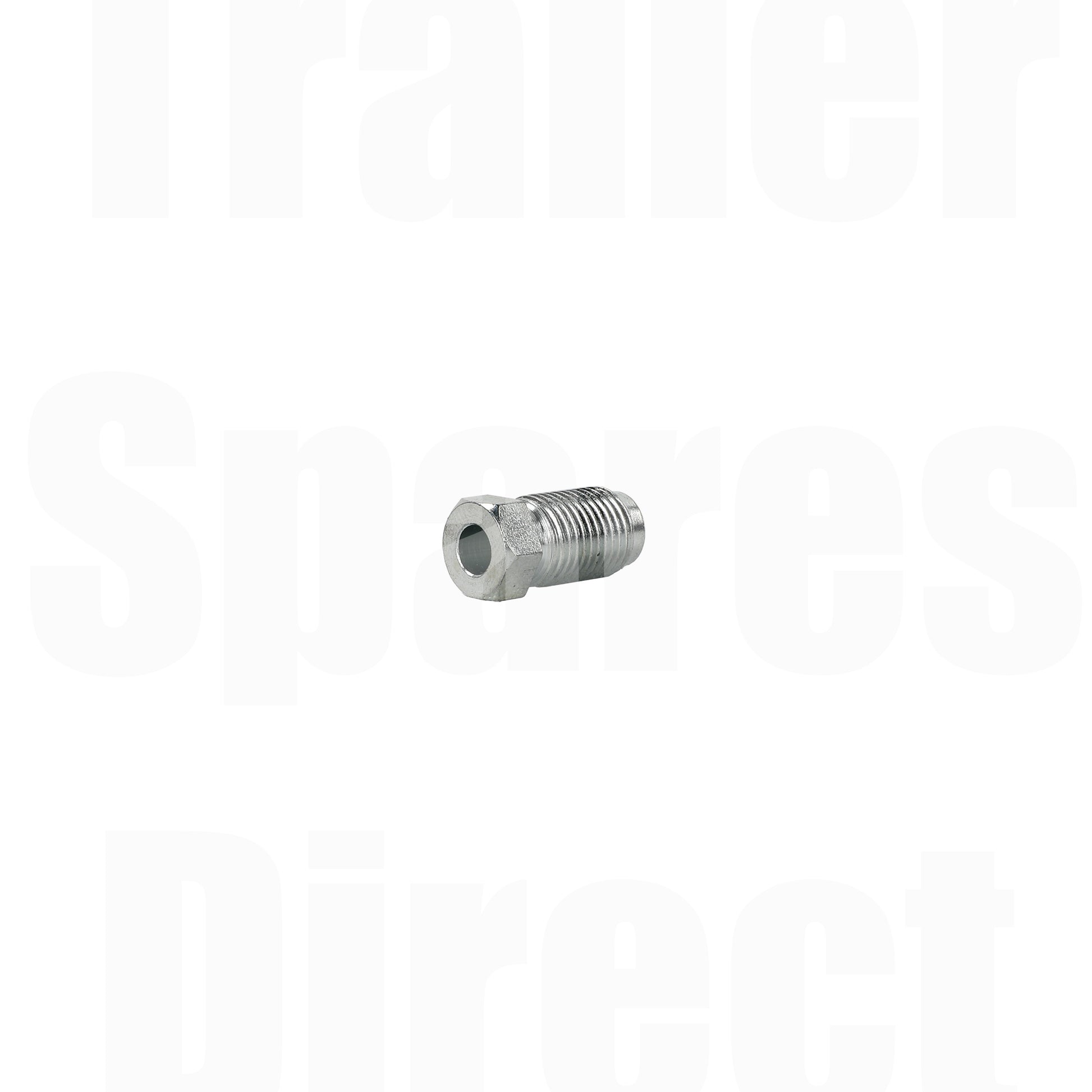 Tube Nut Zinc Steel M10 x 1 Long - Trailer Spares Direct