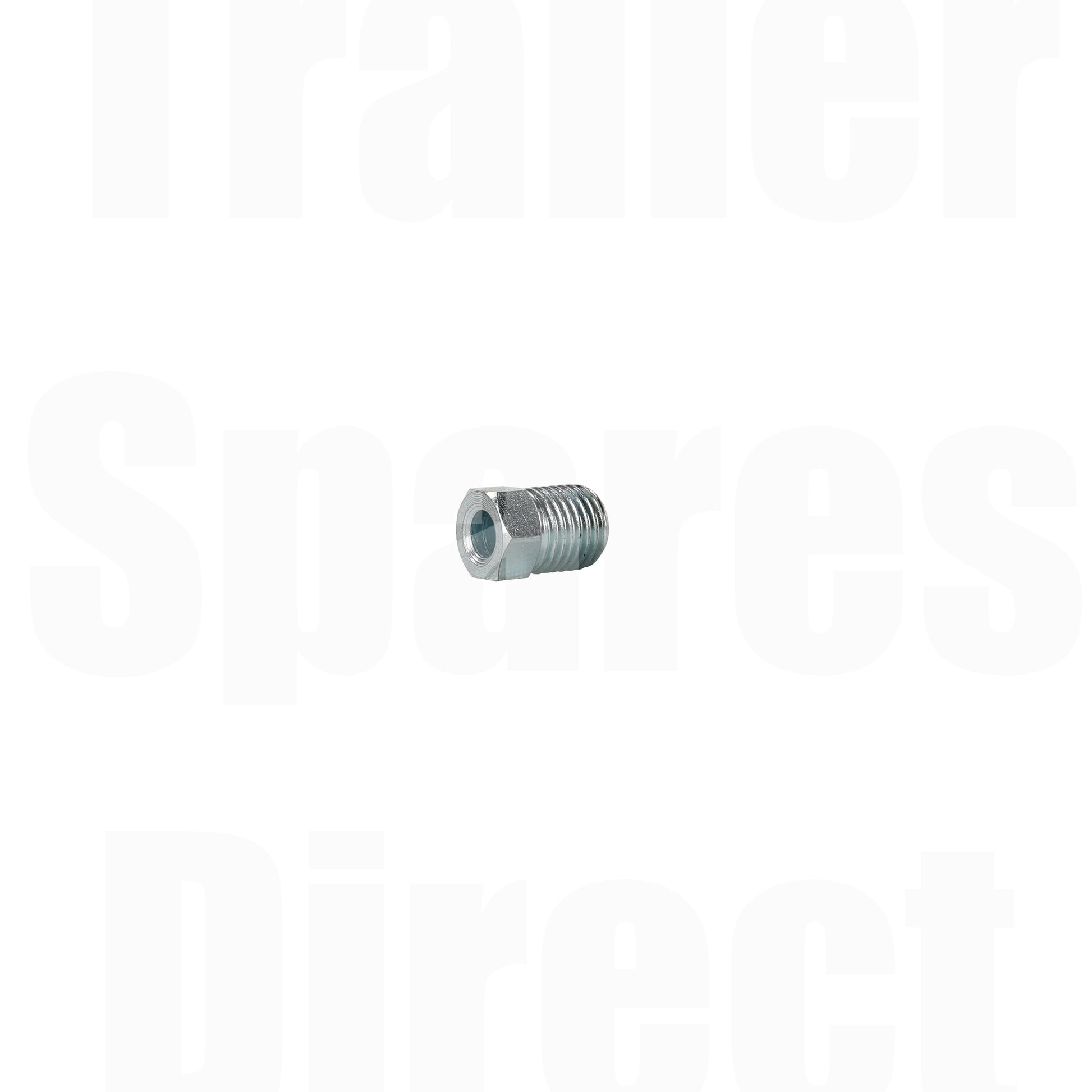 Tube Nut Zinc Steel 3/8 x 24tpi - Trailer Spares Direct