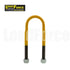 Caravan U-bolt 50mm round 165mm Yellow LoadForce