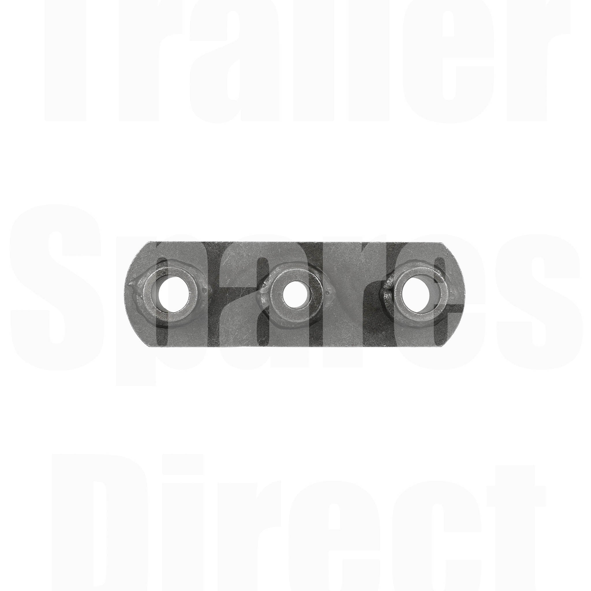 Trailer suspension rocker arm straight