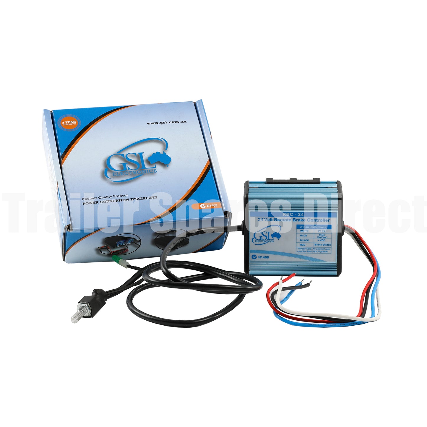 GSL Remote Head Electric Brake Controller 24 Volt - Trailer Spares Direct