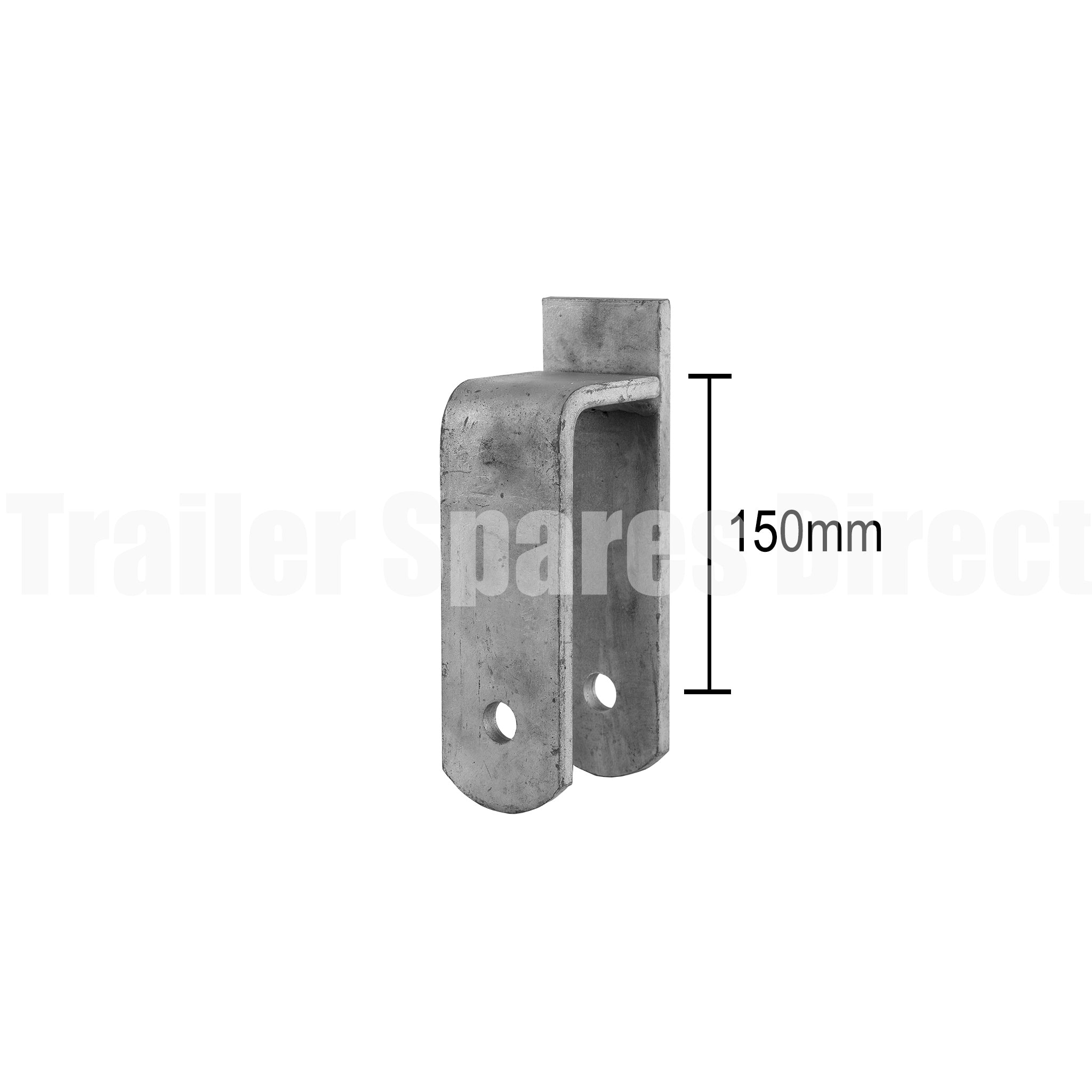 Trailer spring rocker perch measure