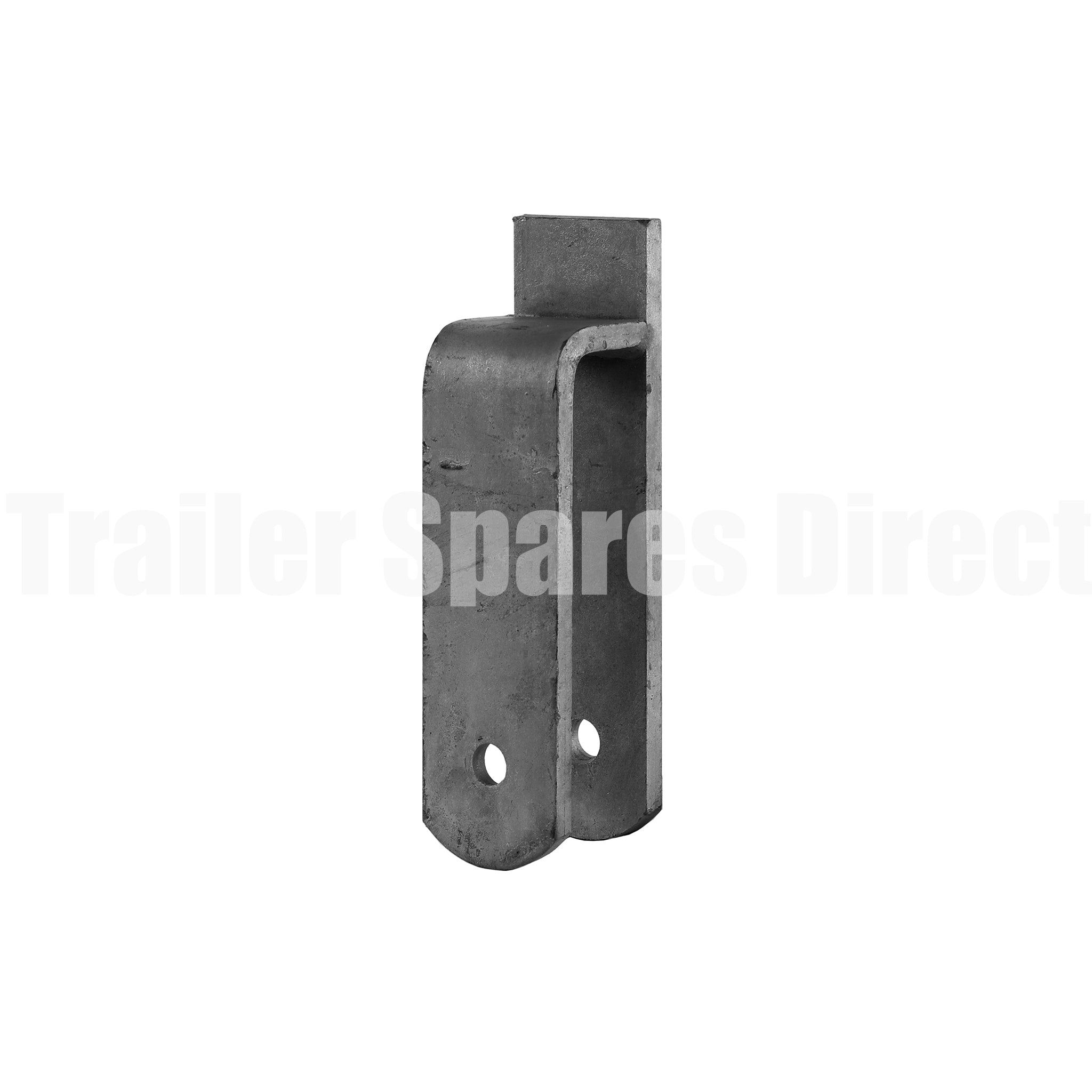 Rocker centre perch galvanised for 45mm trailer springs - 165mm long ...