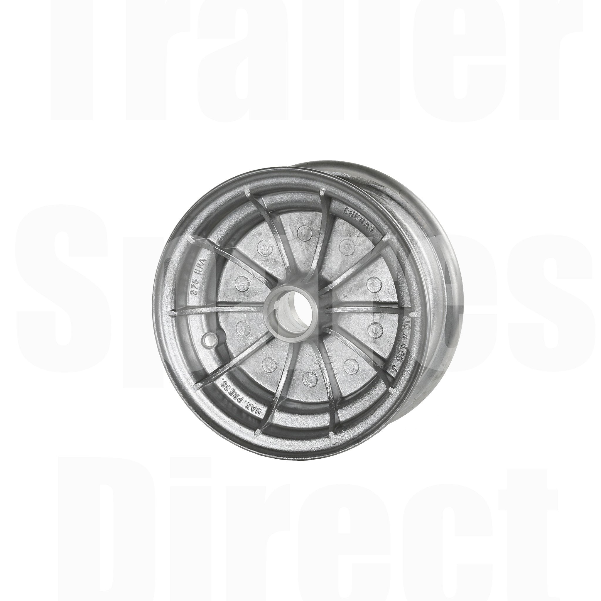 small trailer wheel 10 inch integral rim