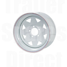 Rim 15 x 7inch Landcruiser 5 Stud Pattern White - Trailer Spares Direct