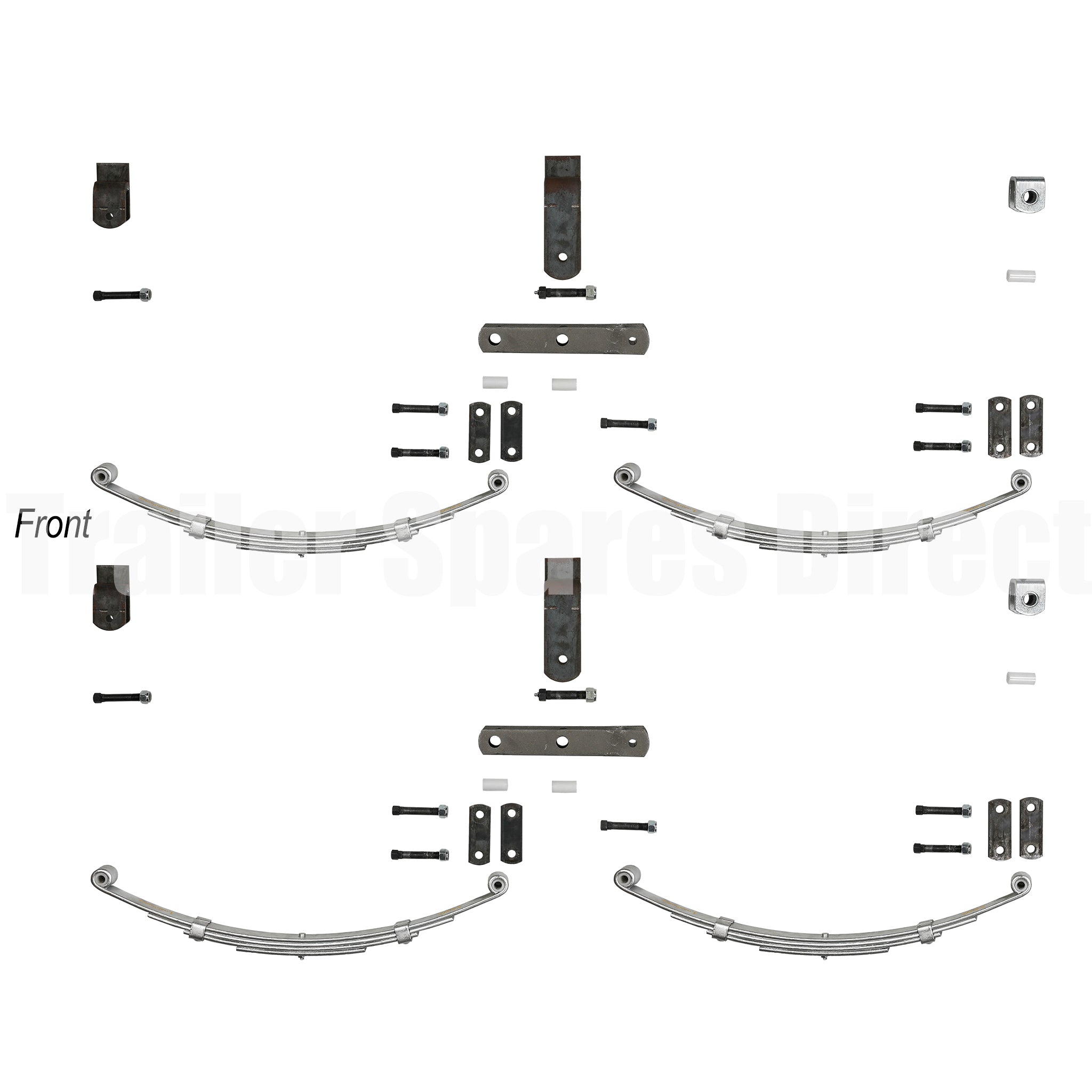 Trailer spring kit suspension 2000kg