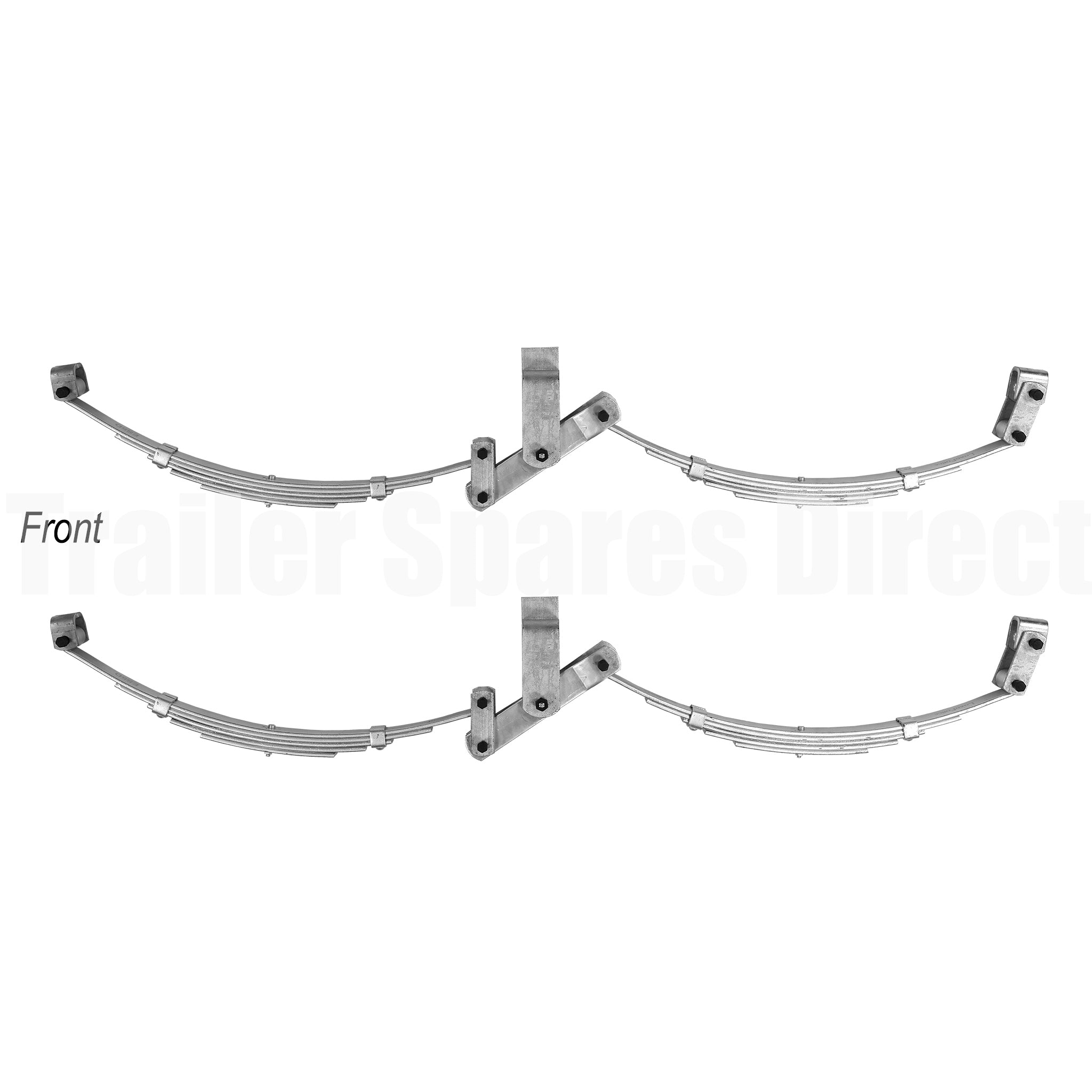 Dimensions Load Force Rocker Spring Kit Rocker spring kit dacromet tandem axle rating 2600kg | Trailer Spares ...