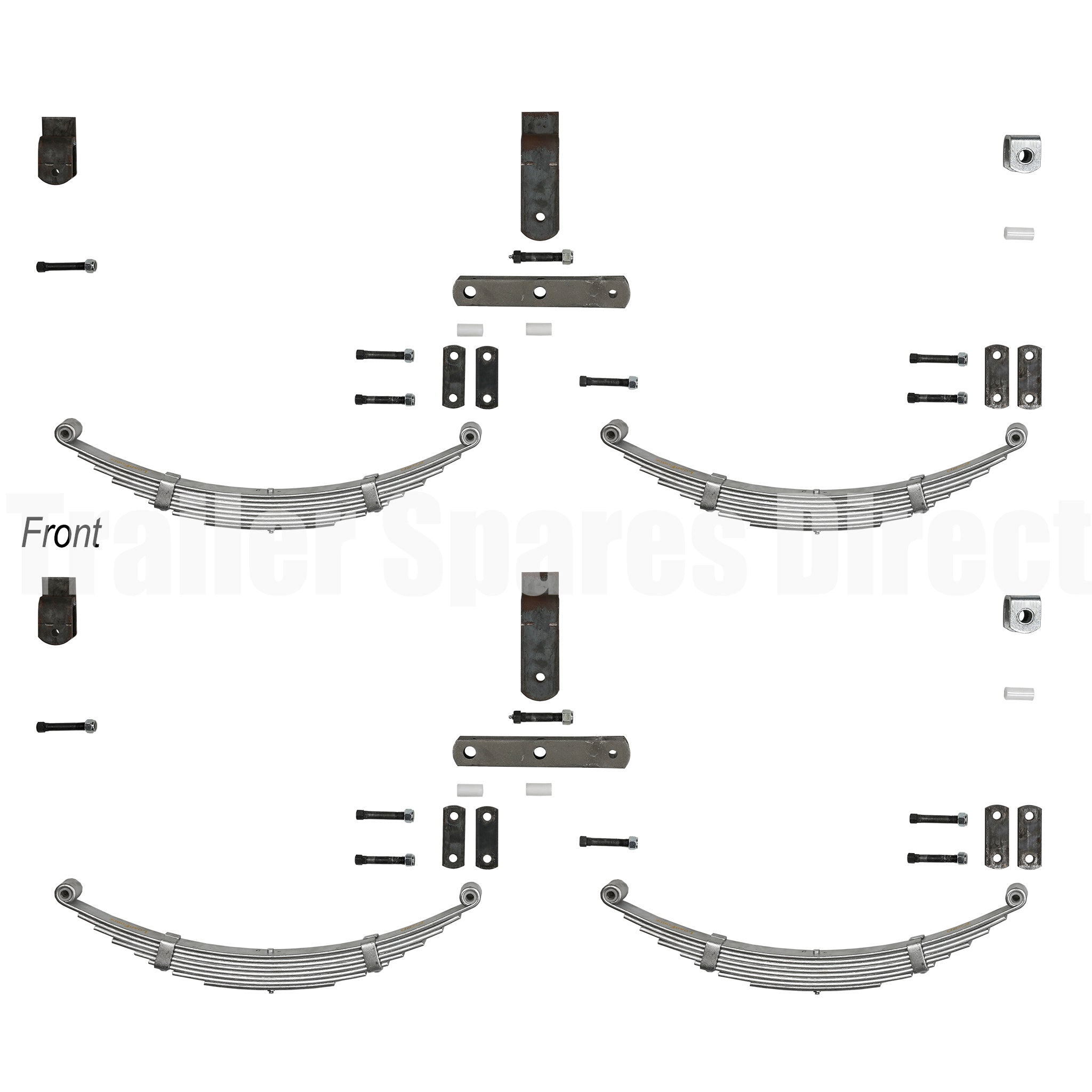 Trailer Transfer Rocker Spring Rocker spring kit tandem axle rating 3800kg | Trailer Spares Direct