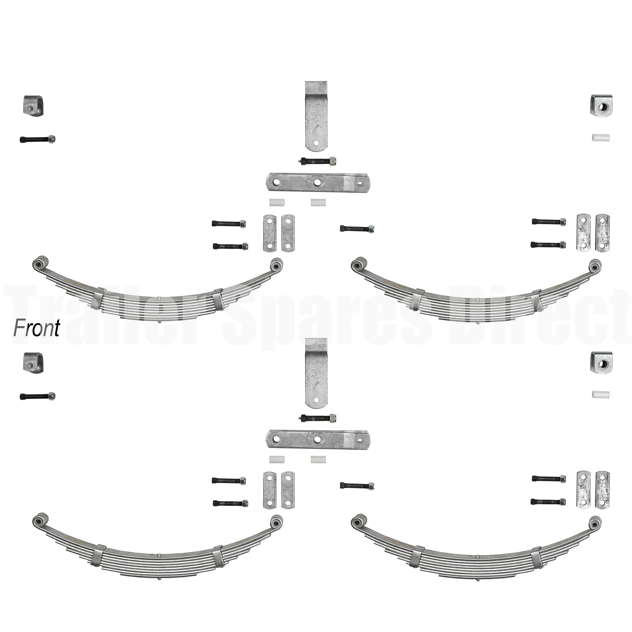 Trailer tandem suspension rocker kit