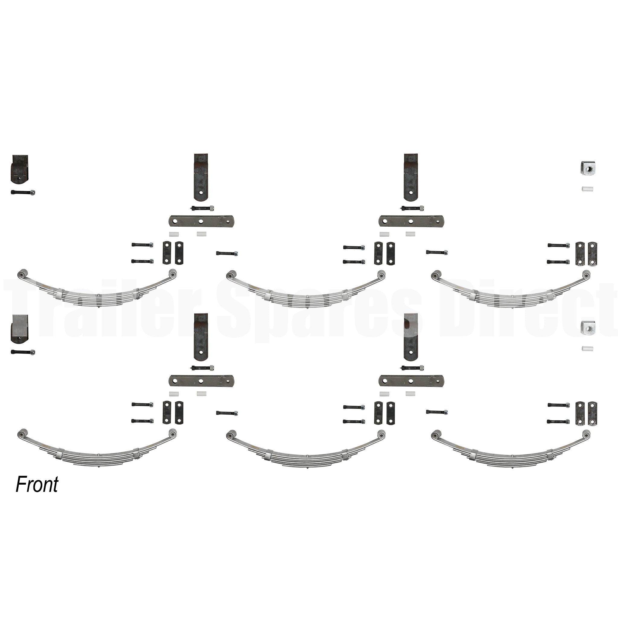 Trailer suspension spring kit 4500kg