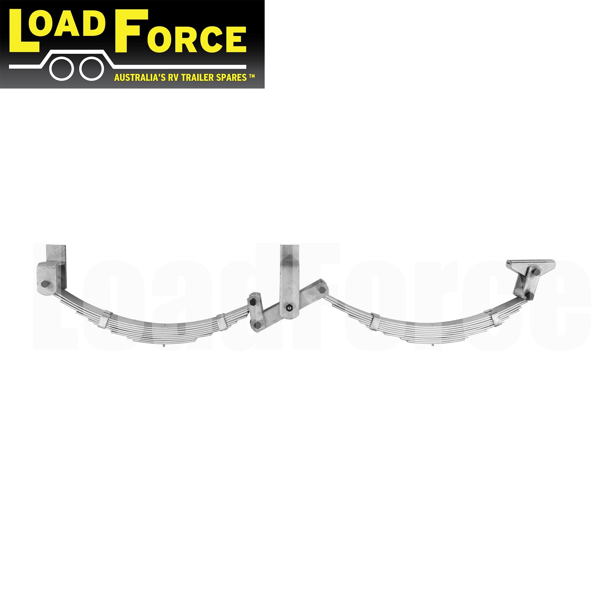 Galvanised Dacromet Rocker Spring Kit 5400kg 60mm Tandem | Trailer ...