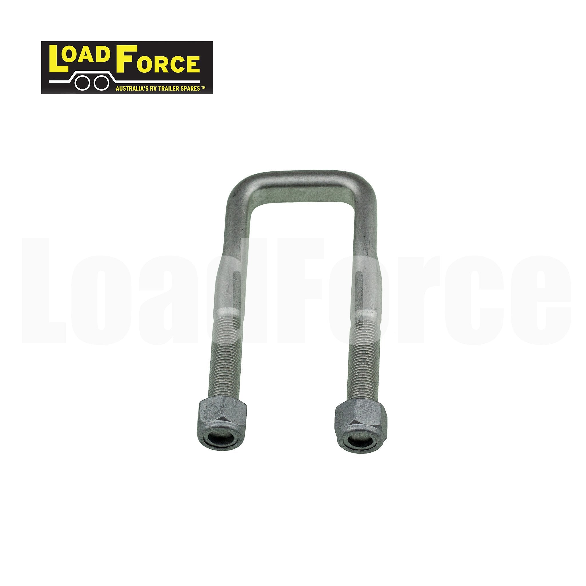 LoadForce Trailer U-bolts 40mm square flat band design