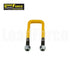 Yellow trailer u-bolt flat band design fine thread