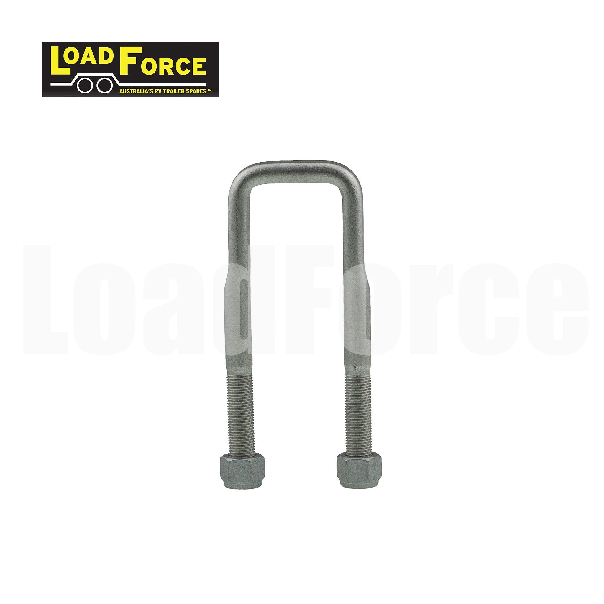 LoadForce dacromet boat trailer suspension u-bolt 40mm square