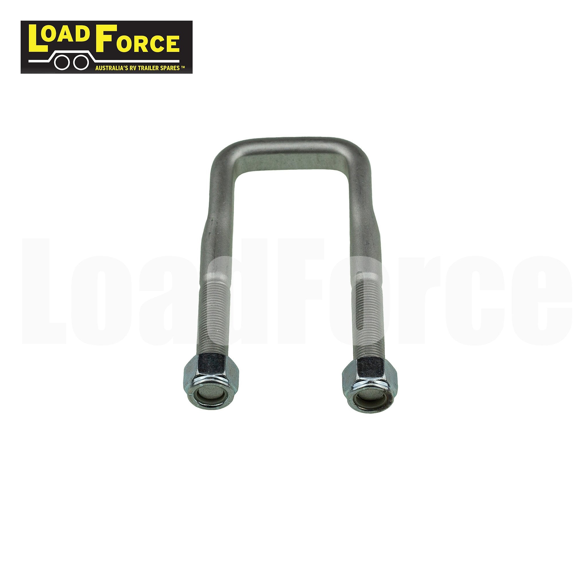 LoadForce boat trailer spring u-bolt 45mm square flat band