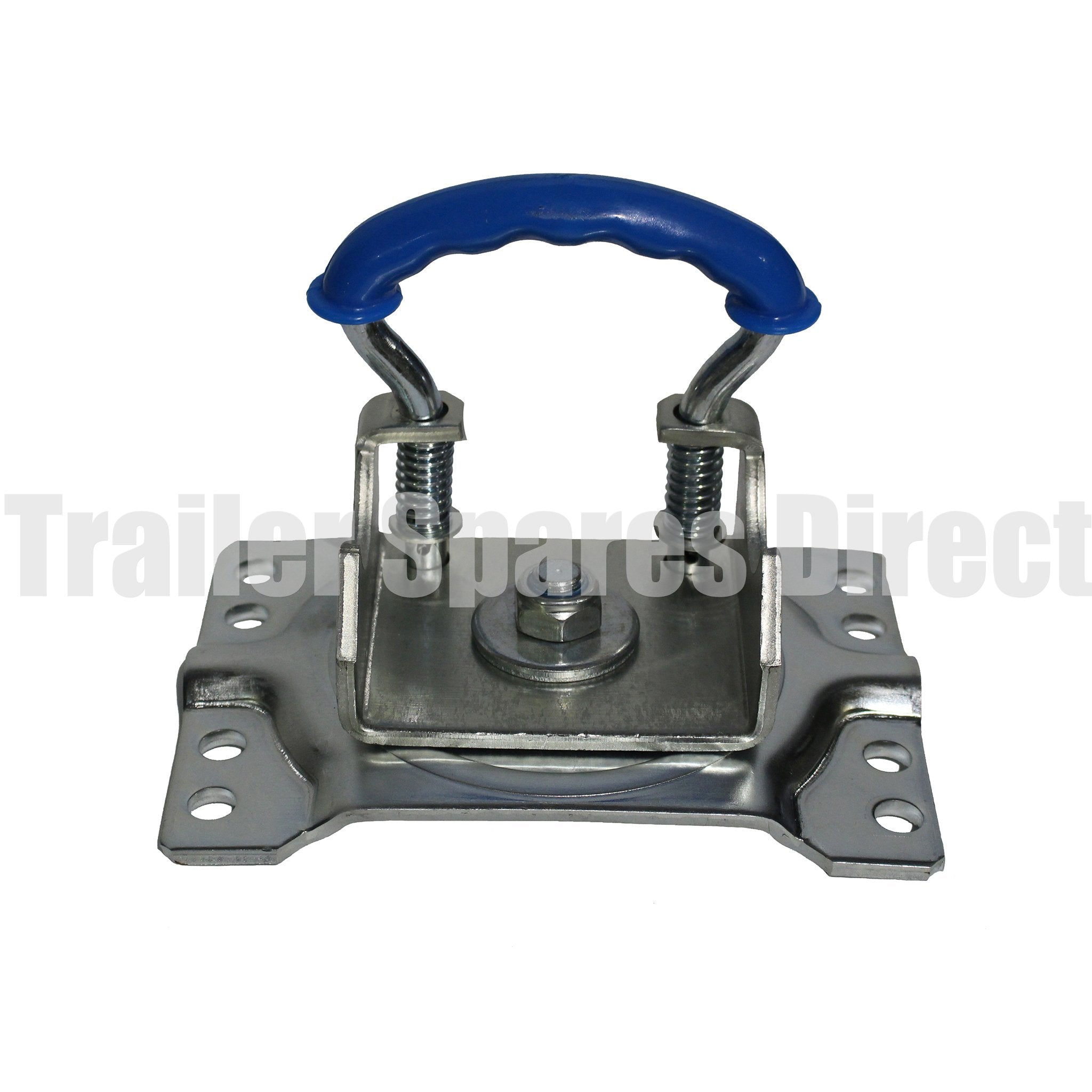 Jockey wheel swivel clamp with 8 holes