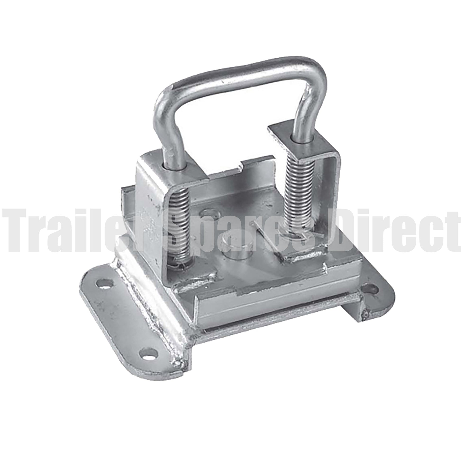 Pin locking swivel bracket for heavy-duty adjustable stands - 70mm tube - Trailer Spares Direct