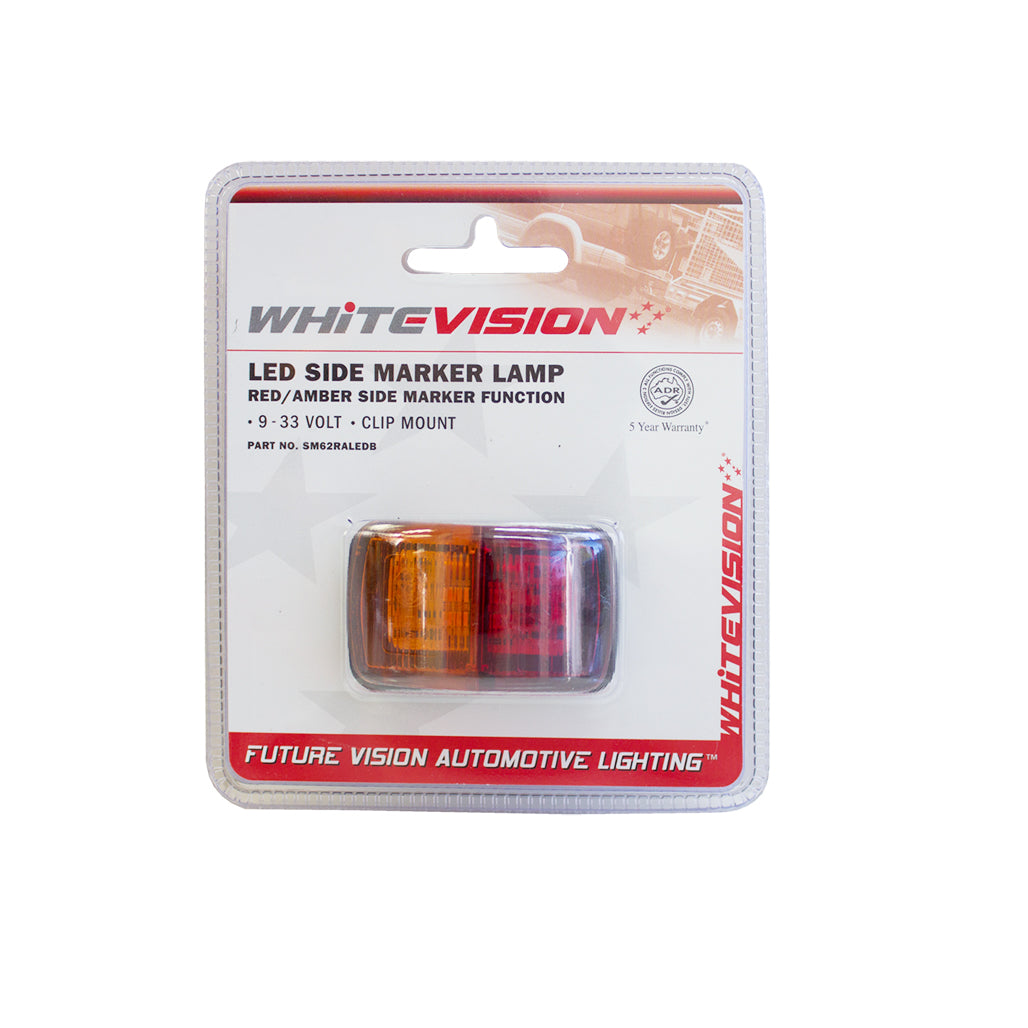 Side Marker Lamp Red/Amber - Trailer Spares Direct