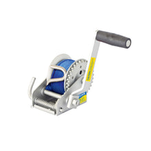 Tinny winch 3:1 - 6m rope with S hook - removable handle - Trailer Spares Direct