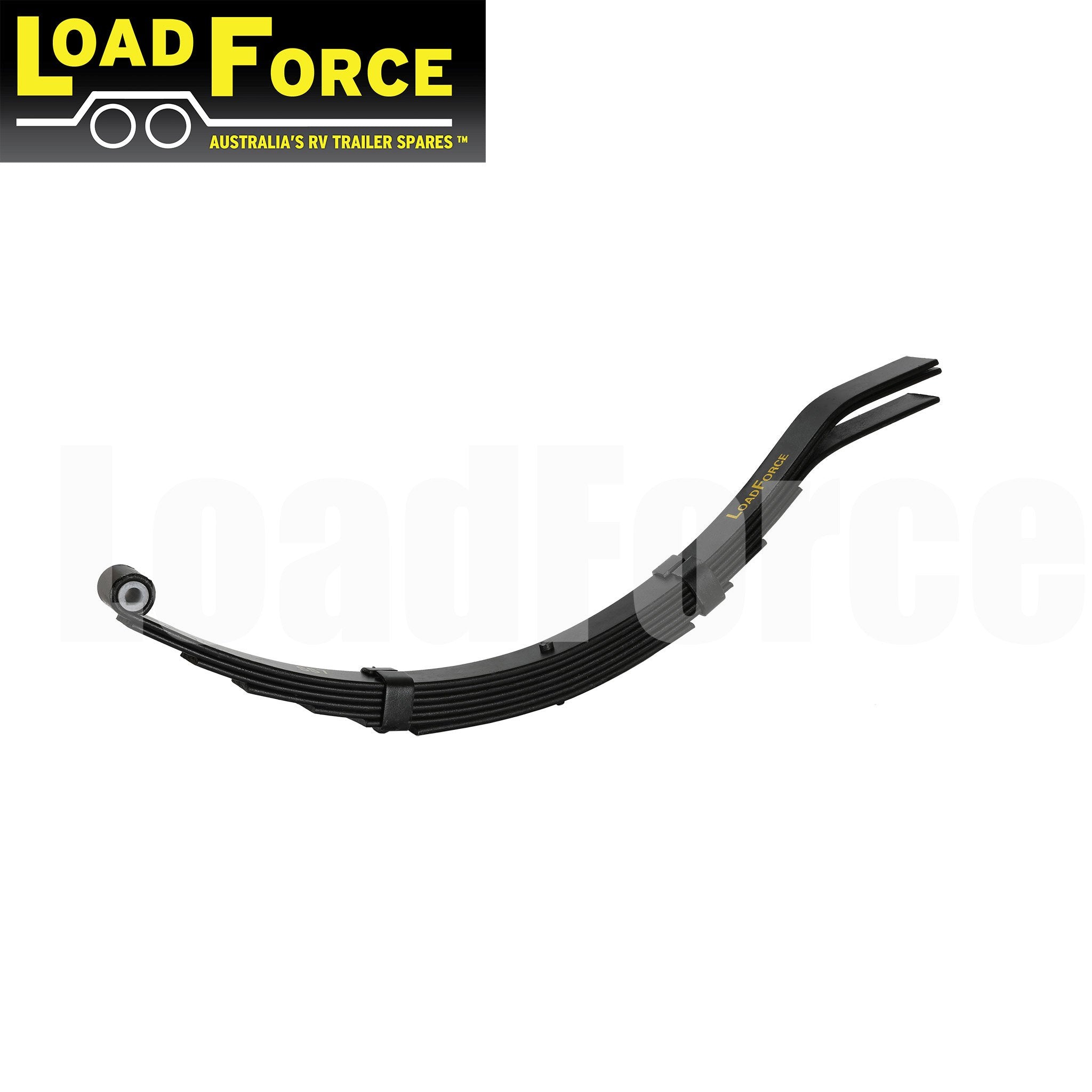 LoadForce Slipper Spring 7 Leaf Black (1350kg rated per pair) | Trailer ...