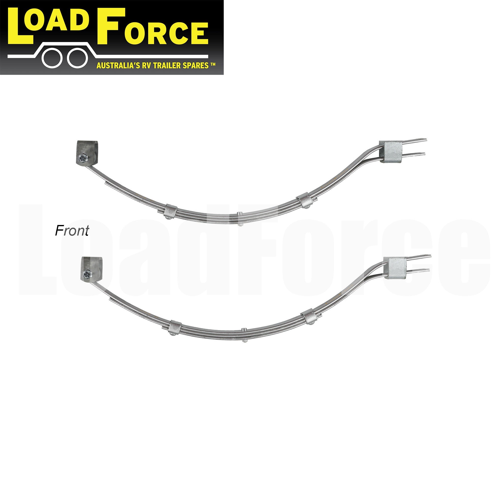 Slipper spring kit Galvanised for 600kg rated single axle marine ...