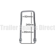 U-bolt for Ford and HT spare wheel carrier - Trailer Spares Direct