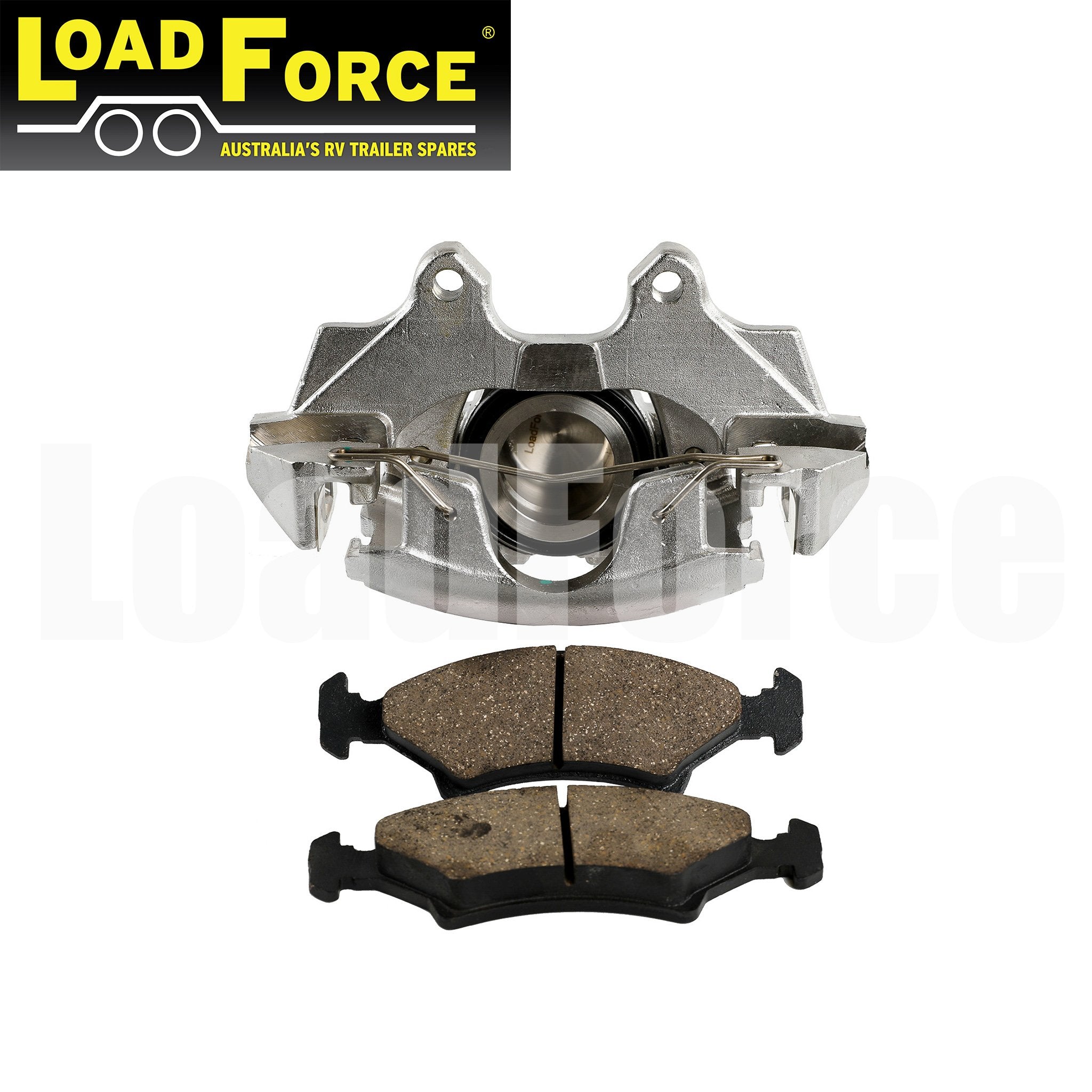 LoadForce stainless hydraulic trailer brake caliper with disc pads