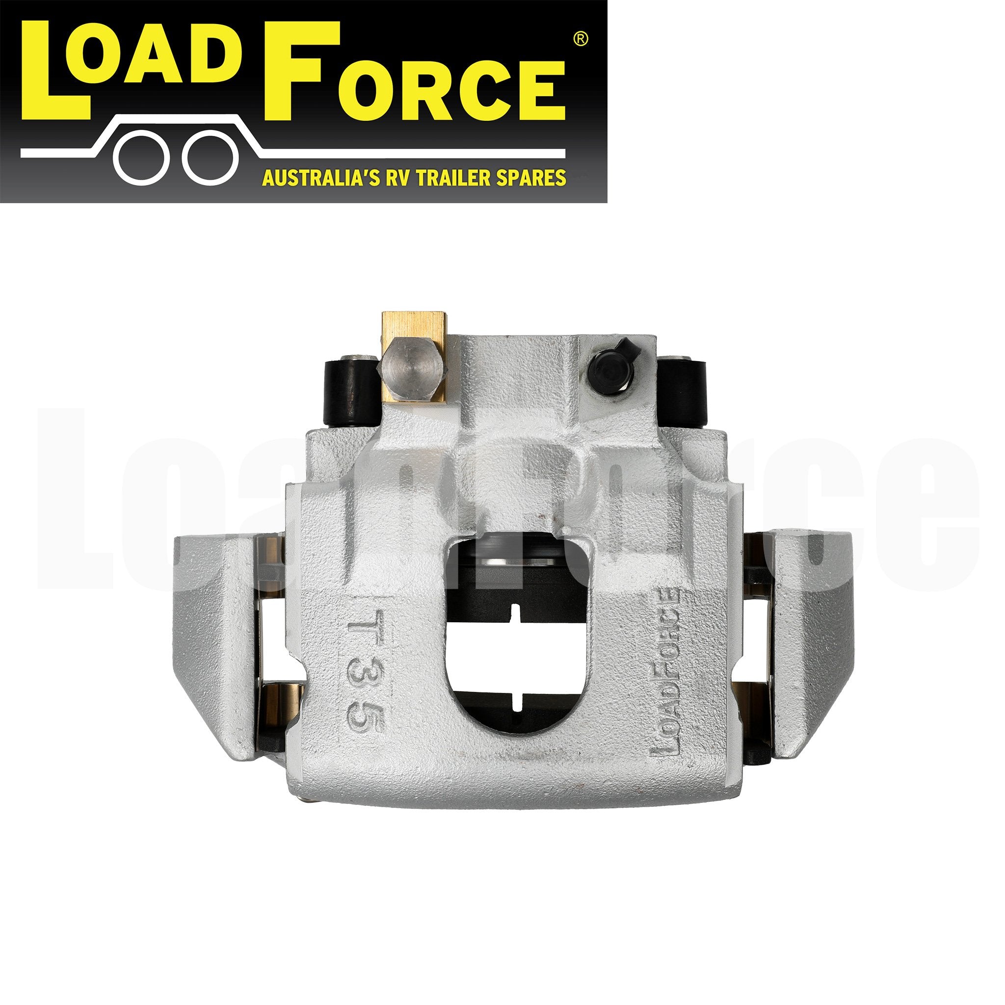 Load Force T35 brake caliper top view