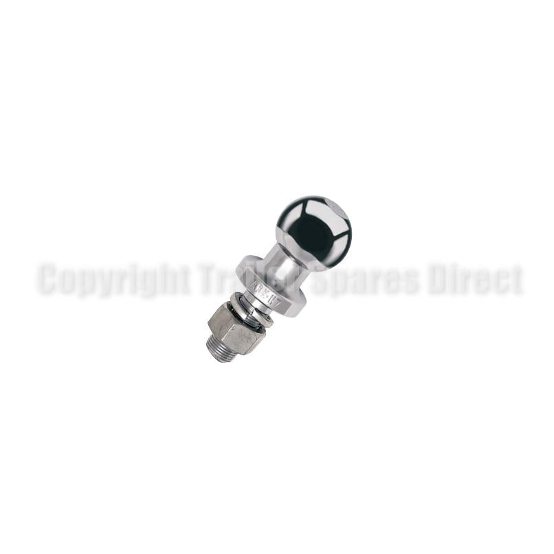 50mm tow ball chrome rated 3500kg - Trailer Spares Direct