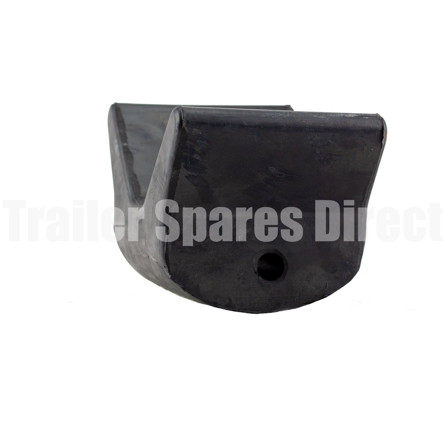4 inch winch post V block black rubber - Trailer Spares Direct