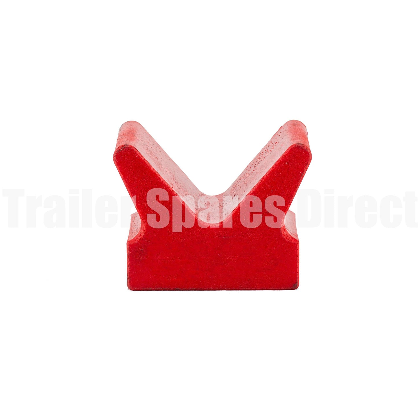 4 inch winch post V block red poly - Trailer Spares Direct