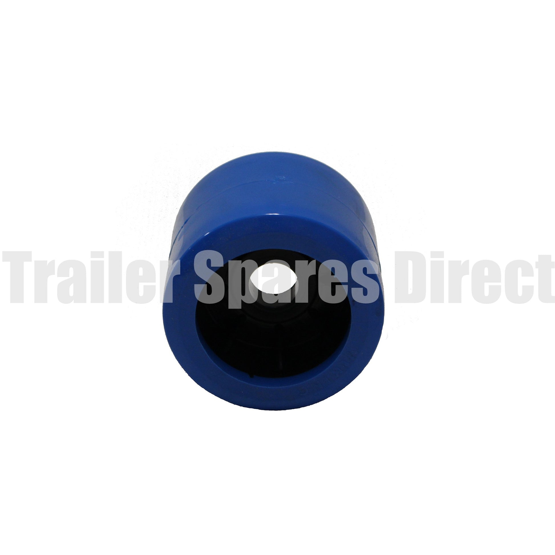 4 inch wobble roller smooth blue - 26mm centre - Trailer Spares Direct