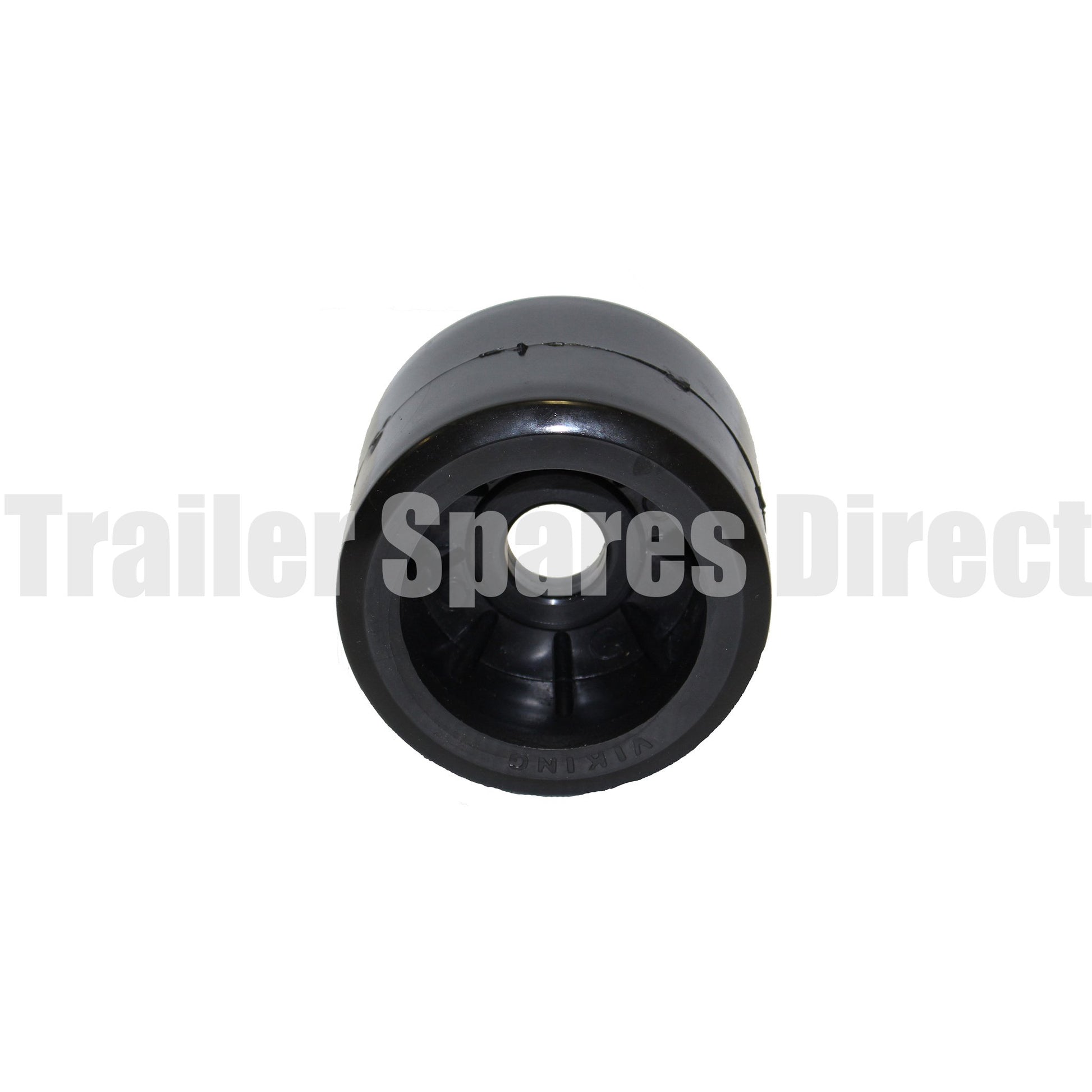 4 inch wobble roller smooth black - 26mm centre - Trailer Spares Direct