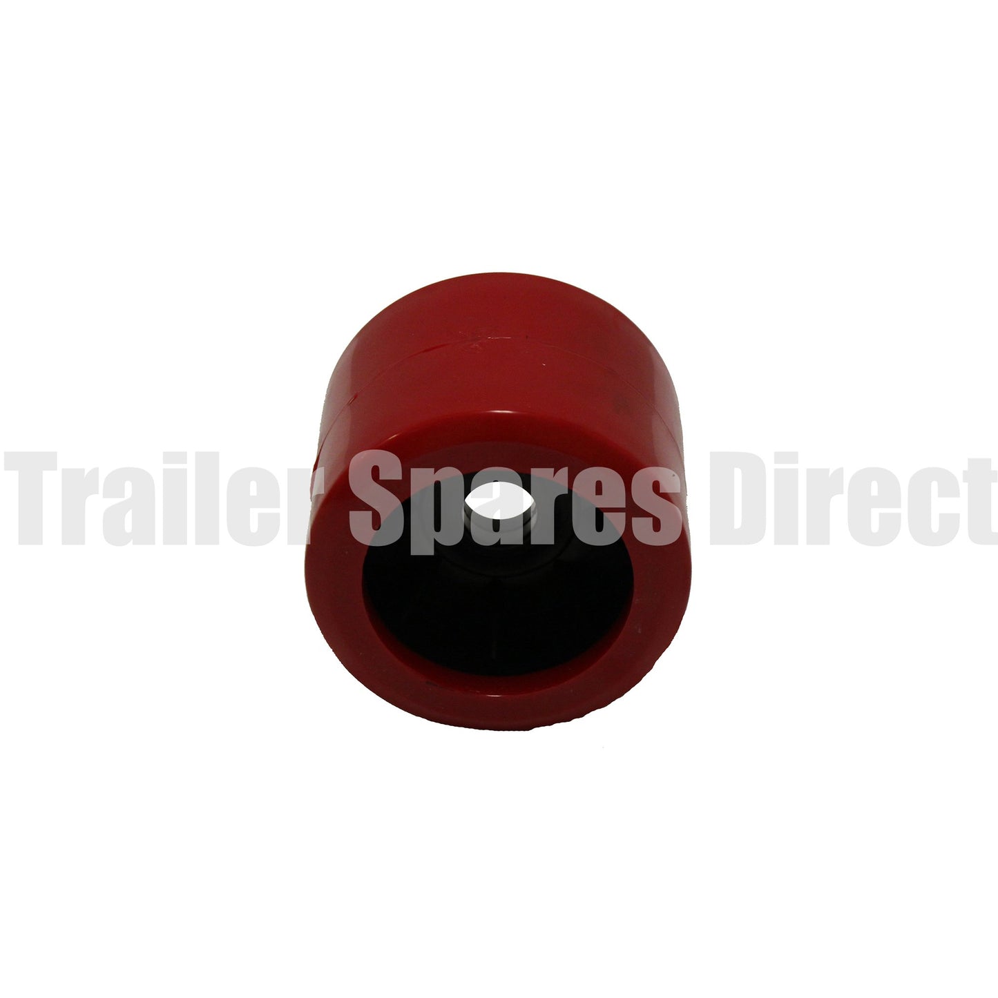 4 inch wobble roller smooth red - 20mm centre - Trailer Spares Direct