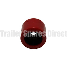 4 inch wobble roller smooth red - 20mm centre - Trailer Spares Direct