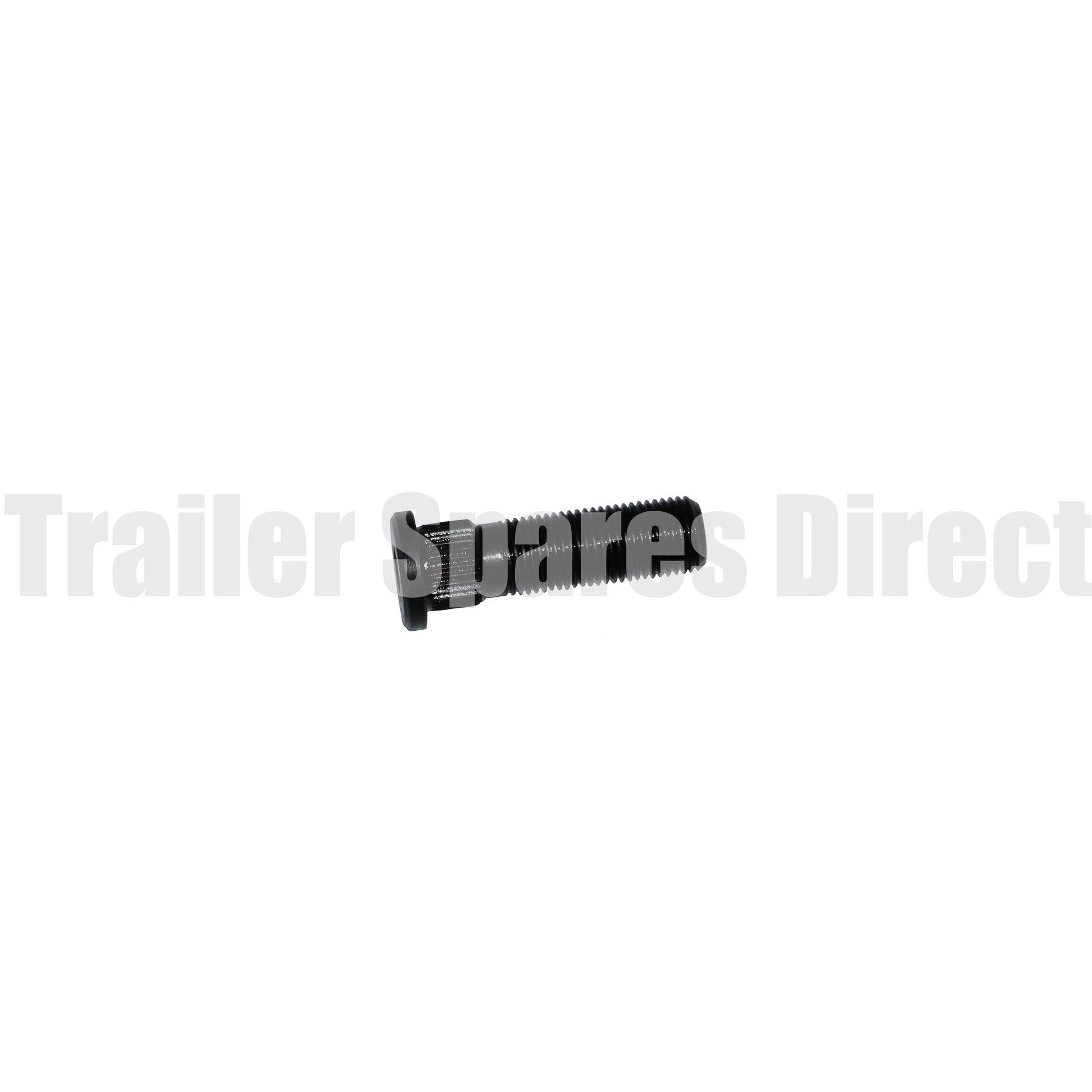 Wheel stud 1/2 inch - short knurl - Trailer Spares Direct